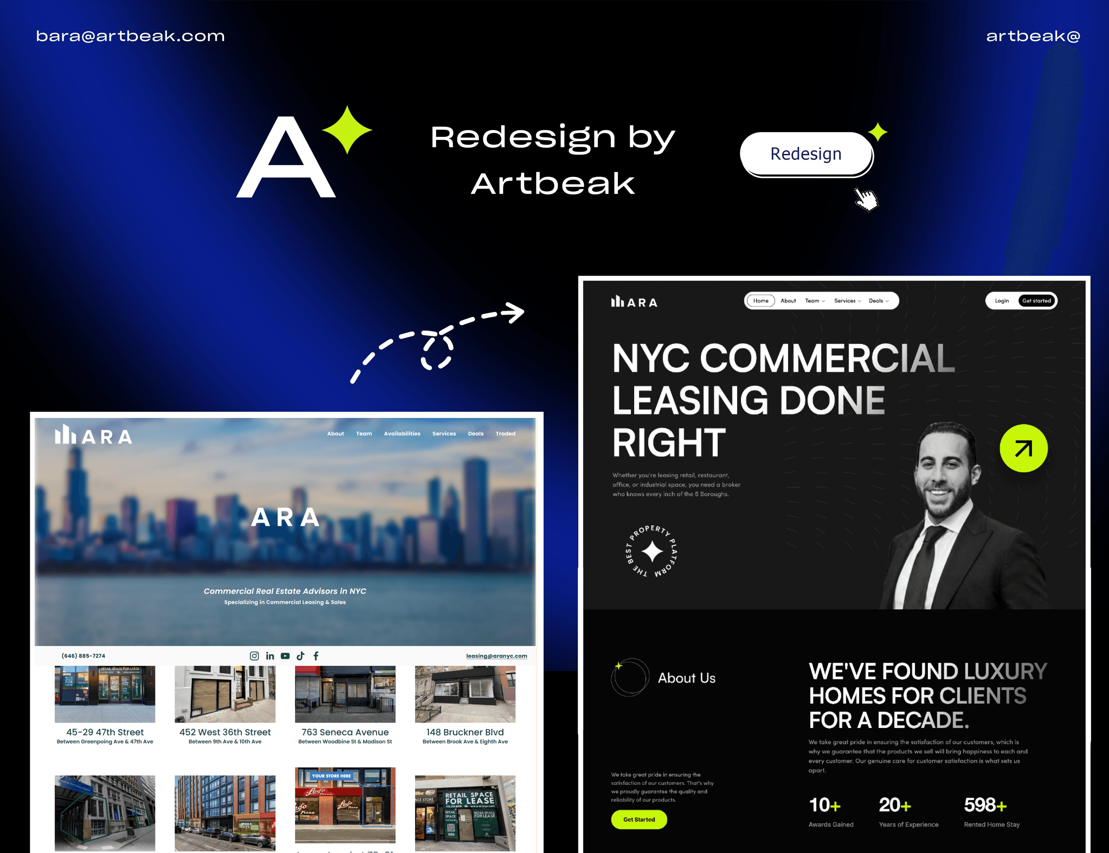 ARA NYC Real Estate Redesign